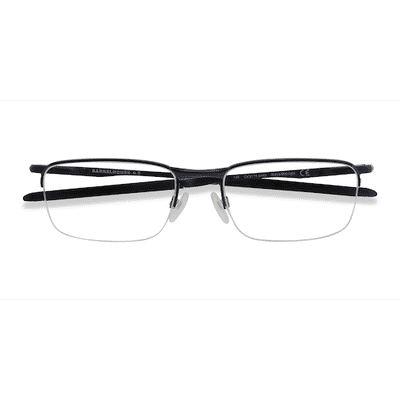 Male s rectangle Matte Midnight Metal Prescription eyeglasses - Eyebuydirect s Oakley Barrelhouse 0.5