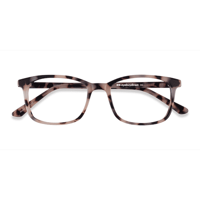 Unisex s rectangle Ivory Tortoise Acetate Prescription eyeglasses - Eyebuydirect s Botanist