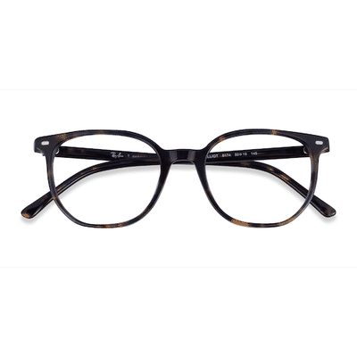Unisex s oval Yellow Blue Tortoise Acetate Prescription eyeglasses - Eyebuydirect s Ray-Ban RB5397 Elliot
