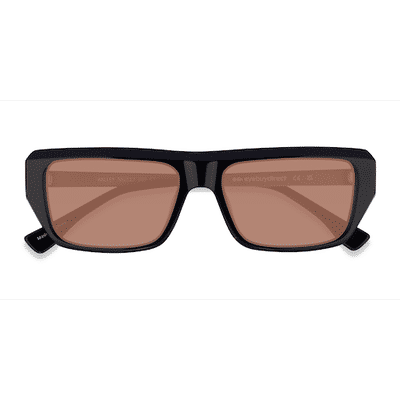 Unisex s rectangle Black Acetate,Metal Prescription sunglasses - Eyebuydirect s Valley