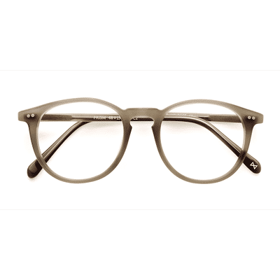 Unisex s round Taupe Acetate Prescription eyeglasses - Eyebuydirect s Prism