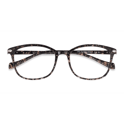 Unisex s rectangle Pink Floral Plastic Prescription eyeglasses - Eyebuydirect s Nola