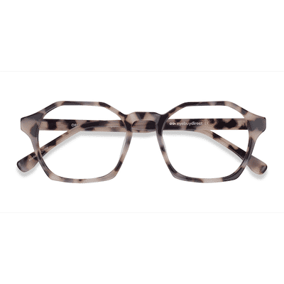 Female s geometric Ivory Tortoise Acetate Prescription eyeglasses - Eyebuydirect s Orchid