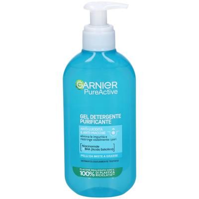 Garnier Gel Detergente Pure Active, detergente purificante quotidiano