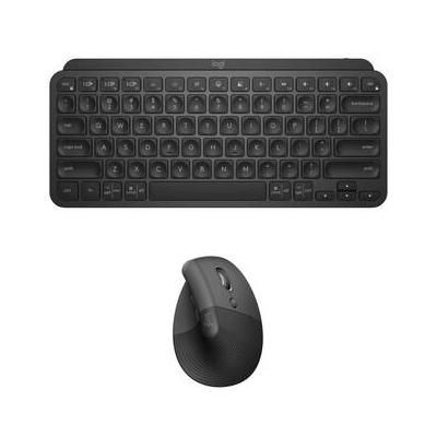 Logitech Wireless MX Keys Mini Keyboard & Lift Vertical Ergonomic Mouse Creative Kit 920-010475