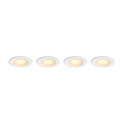 Philips Hue 5/6" Recessed Downlight (White Ambiance, 4-Pack) - [Site discount] 578708