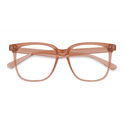 Unisex s square Brown Plastic Prescription eyeglasses - Eyebuydirect s Piano