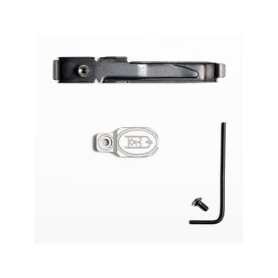 Briley EZ Bolt Release Lever for Benelli/Franchi w/ Anodized Paddle/Latch for SBE I SBE II Silver TSPA-15SILL3.5