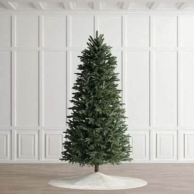10 ft. Christmas Tree - Windsor Noble Fir Slim Profile Quick-Light Tree - Frontgate - Artificial Christmas Tree
