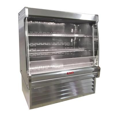Howard-McCray SC-OD35E-3L-S-LED 39" Vertical Open Air Cooler w/ 2 Levels, 115v, Silver