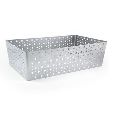 Front of the House BHO065BCI20 Rectangular Ice Housing - 20" x 12" x 6", Iron, Silver