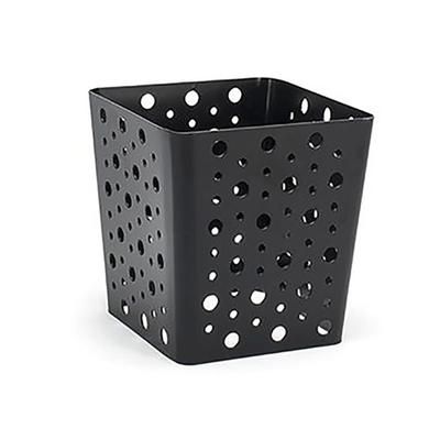 Front of the House BHO067BKI21 Rectangular Ice Housing - 6 1/4" x 5 1/2" x 6", Iron, Matte Black