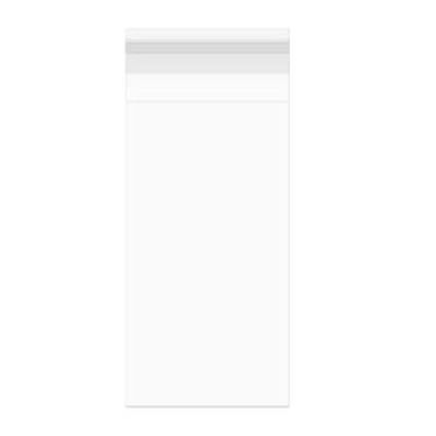 Crystal Clear Bags® with Flap 11 7/16" x 24 1/4" 100 pack