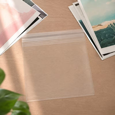 Crystal Clear Bags® with Flap 9 11/16" x 9 9/16" 100 pack
