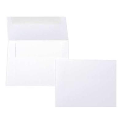 A7 7 1/4" x 5 1/4" Bright Envelope Bone White 50 Pieces