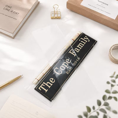 Wide Flap Closure Clear Bag Packaging For Panoramic Art Bags Bag Size: 8 7/16" x 24 1/4" 100 Bags Crystal Clear Bags