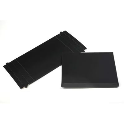 Matte Black Paper Box Bottom 3 3/4" x 1" x 5 3/8" 25 pack