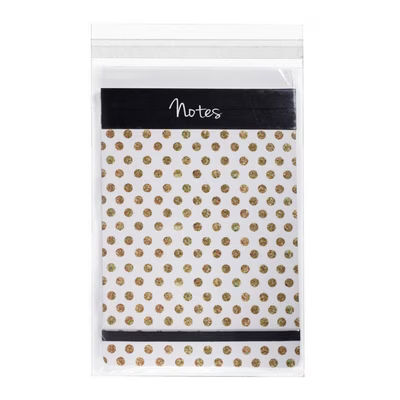 Self Sealing Flap Closure Clear Bags For Small Notepads and Journals Bag Size: 6 3/16" x 9" 100 Bags Crystal Clear Bags