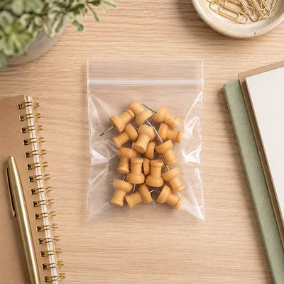 LDPE Clear Zip Bags, 4 mil 2 1/2" x 3" 100 pack