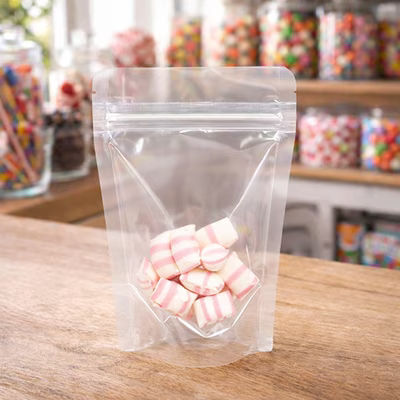 XS Tall Clear Zipper Pouch Baggies Holds 1 oz. to 2 oz. - Heat Seal & Food Safe Size: 3 3/4" x 2 1/4" x 6 3/16" 100 Bags Pouches