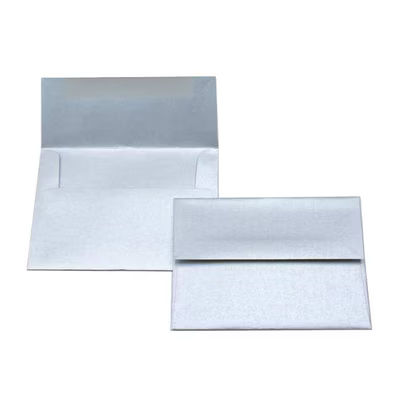 A2 5 3/4" x 4 3/8" Stardream Metallic Envelope Silver 50 Pieces