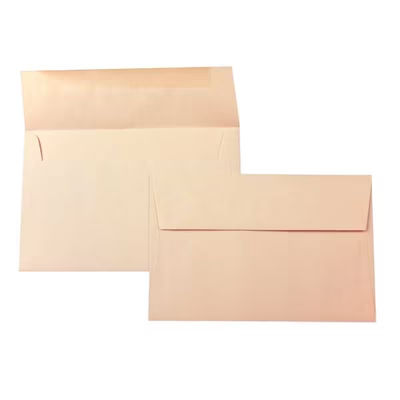 A9 8 3/4" x 5 3/4" Wausau Envelope Sandy Tan 50 Pieces E5404
