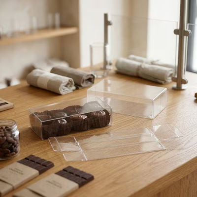 Clear Boxes for Party Favors Chocolates Confetti Gummy Candy Box Size: 2 3/4" x 1 7/16" x 5 1/2" 25 Boxes Crystal Clear Boxes