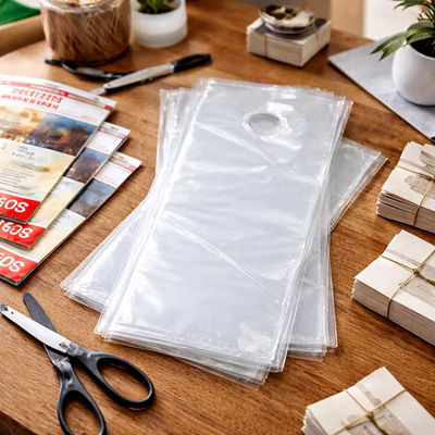 Door Knob Bags Door Hanger Bags 6" x 15" 100 Bags ClearBags