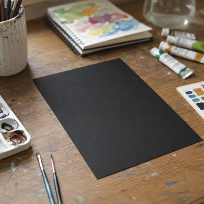8" x 12" ClearBags 4-Ply Black Backing Board