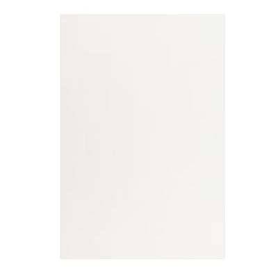 8 1/2" x 11" ClearBags Economy 30pt One Sided White Backing Board