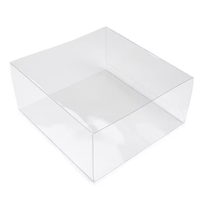 Crystal Clear Slip Cover for Boxes 25 Pack 6 1/16" x 3" x 6 1/8"