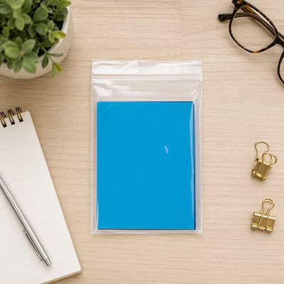 Crystal Clear Polyethylene Zipper Bags 5" x 7" 100 Pack CEZC57