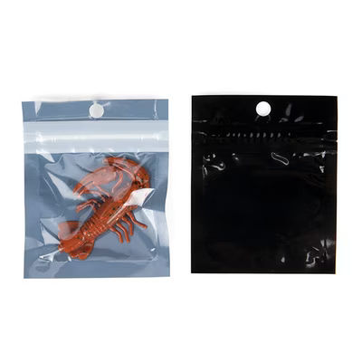 Black Backed Compostable Hanging Zipper Barrier Bags 2? x 2? 100 Pack