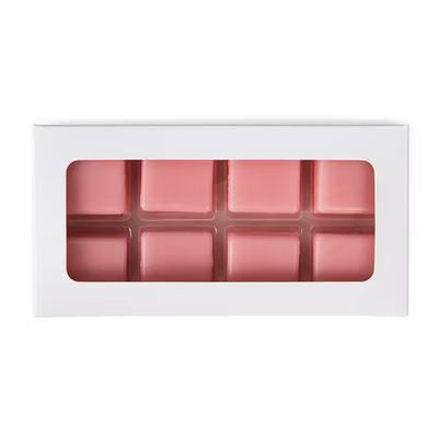 White Kraft Artisan Candy Box Set, Square Insert 2 3/4" x 13/16" x 5 7/16" 25 pack