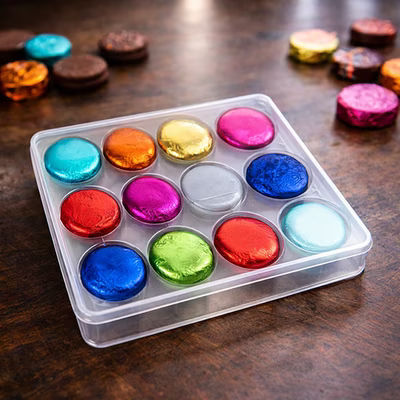 Round Cookie Tackle Box 12 Cavity 7 5/16" x 11/16" x 9 11/16" 25 pack