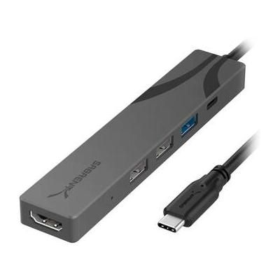 Sabrent 4-in-1 Multi-Port USB-C Hub (Gray) HB-SHPU