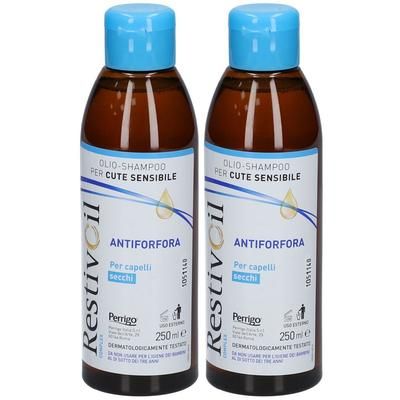 Restivoil Complex Capelli Secchi Olio-Shampoo Set da 2 2x250 ml Shampo