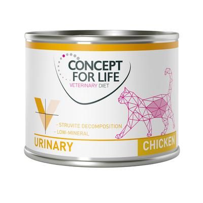 12x200g Chicken Urinary Concept for Life Veterinary Wet Cat Food