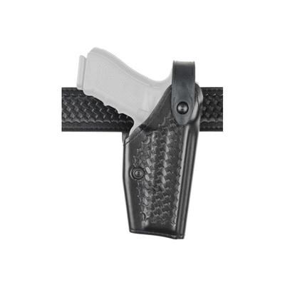 Safariland 6280 SLS Level II Retention Mid-Ride Duty Holster S&W M&P 40/M&P 9 SureFire X300 Right Basketweave Black 6280-2190-81