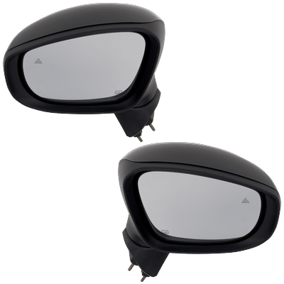 2021 Chrysler Pacifica Driver and Passenger Side Mirrors, Power, Heated, Manual Folding, Paintable