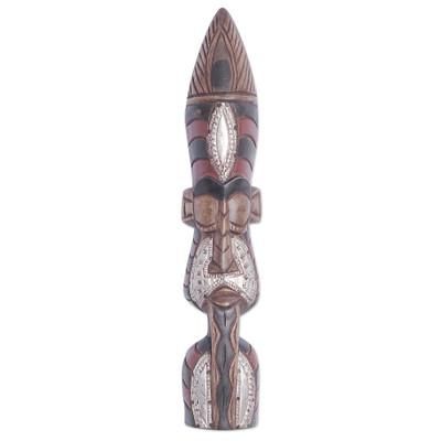 Good Fortune,'Hand Made Wood Mask'