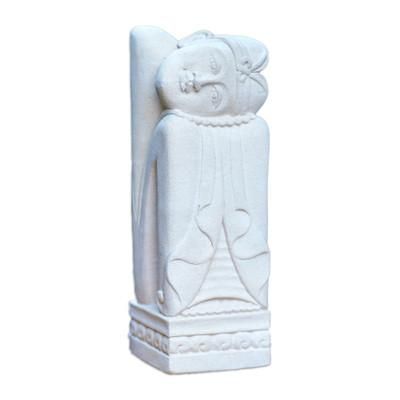 Lonely Boy,'Sandstone sculpture'