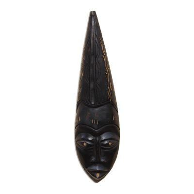 Akan wood mask, 'Remember Someday'