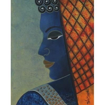 Peace,'Peace-inspired Signed Original Portrait Painting from India'