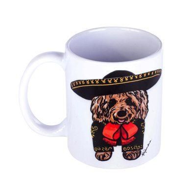 Charro Dog,'Art Print Mug with Dog'