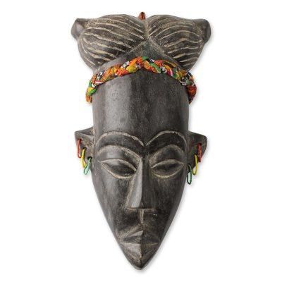 African mask, 'Lovely Lady of Ghana'