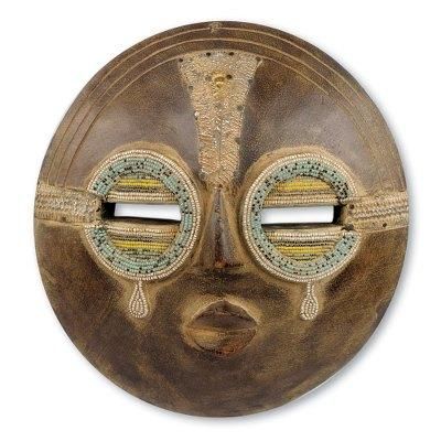 African wall mask, 'Tears of Joy'