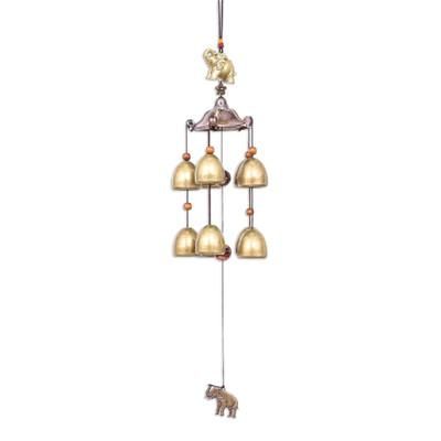 Sage Elephant,'Elephant Themed Wind Chime Made in Thailand'