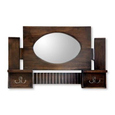 Java Memory,'Teak Wood mirror'