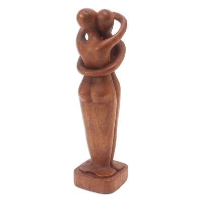 Hold Me Tight,'Romantic Wood Statuette'